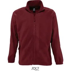 SOLS Herren Fleece Jacke Fleece-Jacke 55000 burgundy L