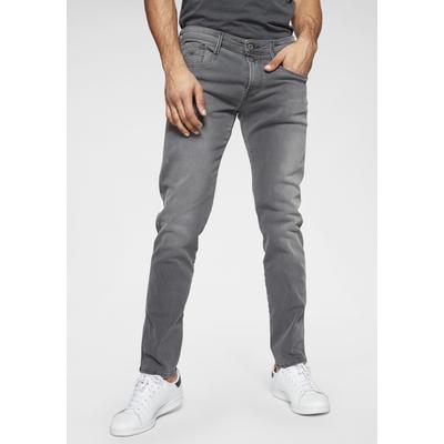 Slim-fit-Jeans REPLAY "Anbass Superstretch", Herren, Gr. 32, Länge 30, grau, Denim/Jeans, Obermaterial: 98% Baumwolle, 2% Elasthan, slim fit lang, Jeans Slim-fit-Jeans, elastisch, Topseller