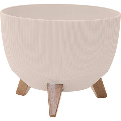 Siena Garden OSLO STRIPE LA963-05Pflanzgefäß Polypropylen Creme