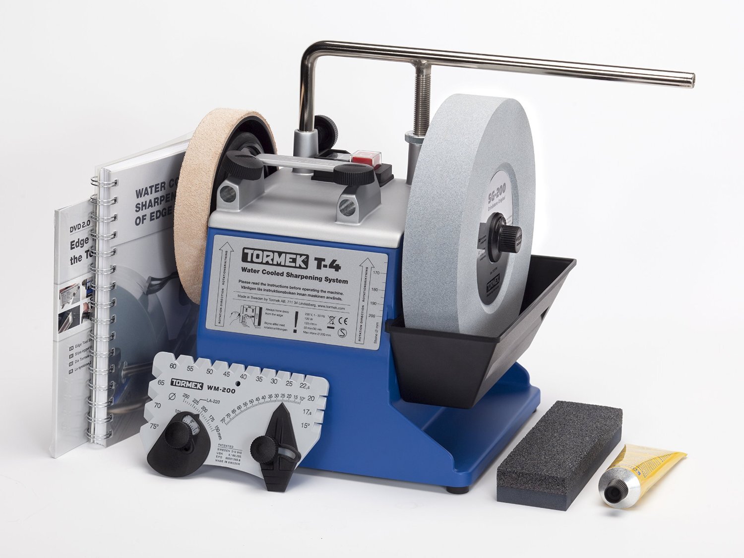 Tormek T-4 Profi-Schleif-/Poliergerät, Netzbetrieb, 120 Watt, 26 mm Sägeblattdurchmesser
