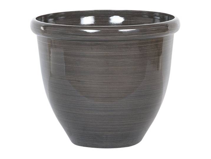 BLUMENTOPF dunkelbraun rund 44/44/38 cm Tesalia