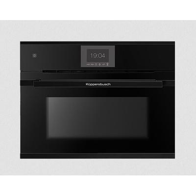 Küppersbusch Kompakt Mikrowellen-Backofen mit ökotherm®, TFT Display, Black Velvet, CBM6550.0S DK5