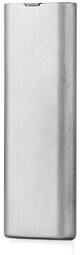 Modern Mode Marketplace Portable Metal Toothpick Holder Keychain Travel Toothpick Case silver