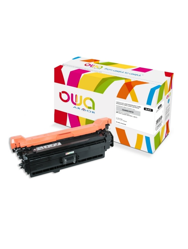 Armor Laser cartridge 11000Seiten Schwarz Lasertoner / Patrone Toner Cartridge for HP Color Laserjet 500 M551 M575 (K15537OW)