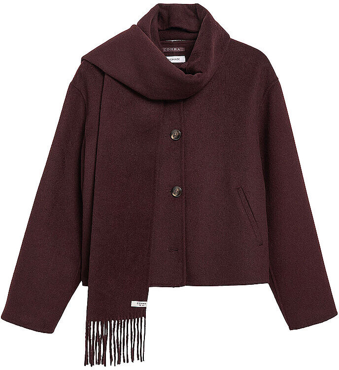 COMMA Wolljacke  dunkelrot   XS XS