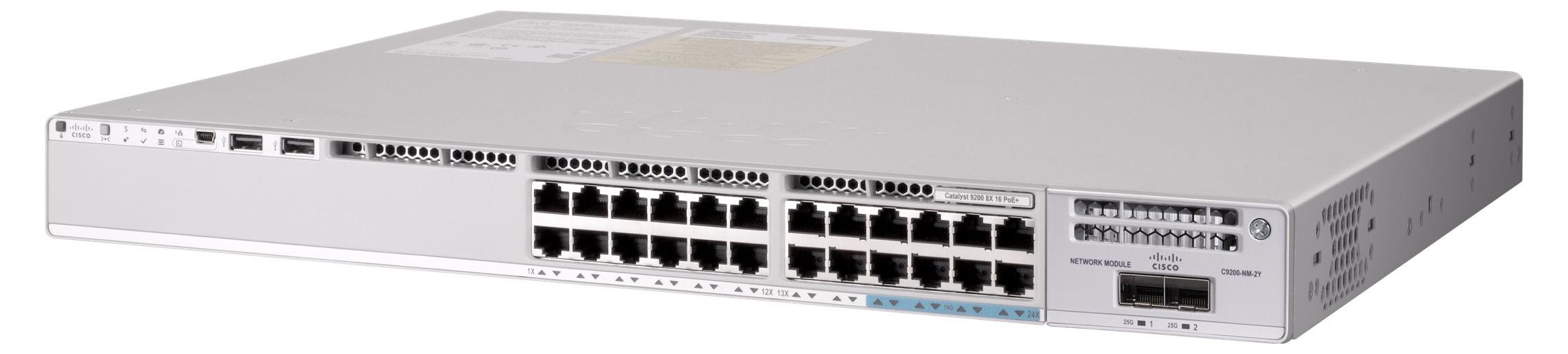 Cisco C9200L-24PXG-4X-E, Managed, L3, Vollduplex, Power over Ethernet (PoE)