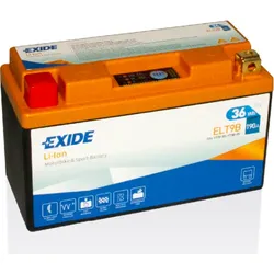 Exide Li-Ion ELT9B YTX7B-BS Motorradbatterie 3Ah (DIN 50719)