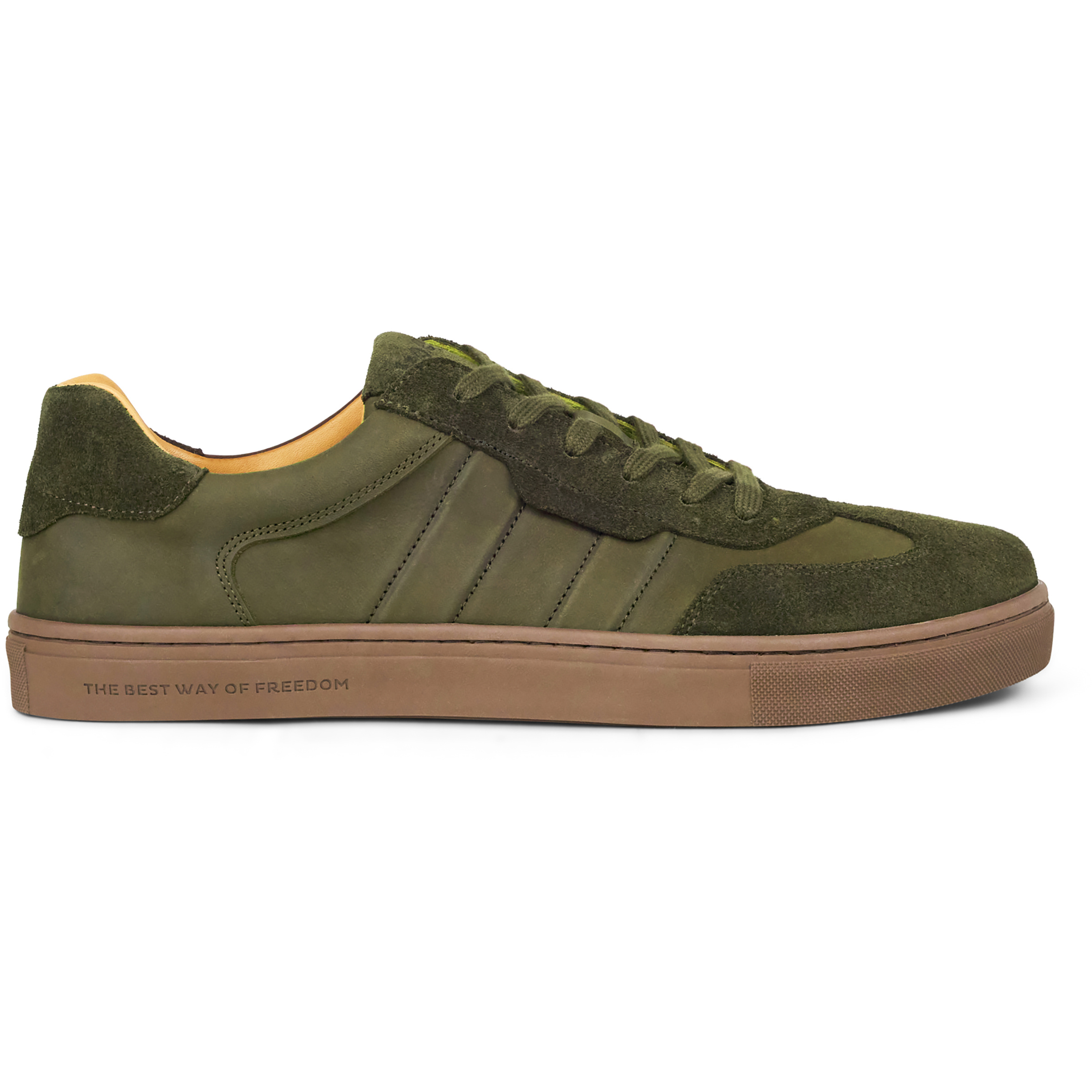 Koel Barefoot Helio Suede Herren Barfußschuhe oliv Größe 43 Lifestyle Wasserabweisend