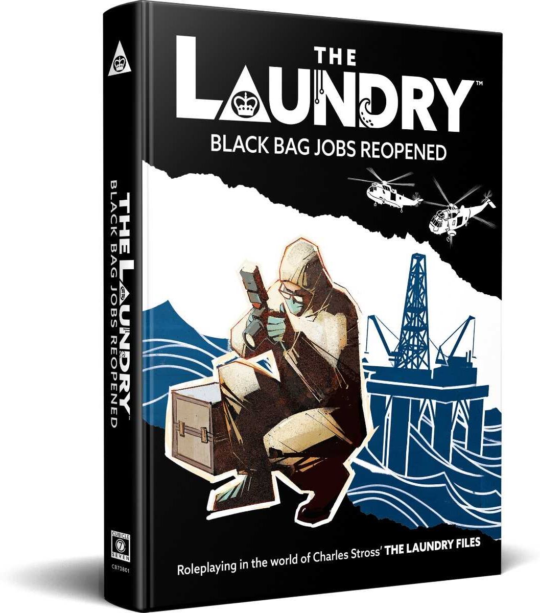 Cubicle 7 Entertainment The Laundry Roleplaying Game: Black Bag Jobs Reopened, Second Edition for Board Games