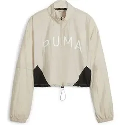 PUMA Damen Overall FIT MOVE WOVEN JACKET, Größe S in Silber Silber