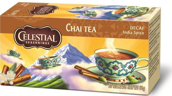 Celestial Chai Te Koffeinfri, 20 Breve
