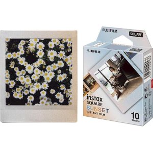 Fujifilm Sofortbildfilm Instax Square Sunset Rainbow, 8,6 x 7,2cm, 10 Blatt