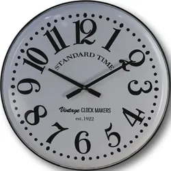 HSM Collection Wanduhr Roman weiß, Ø 62 cm