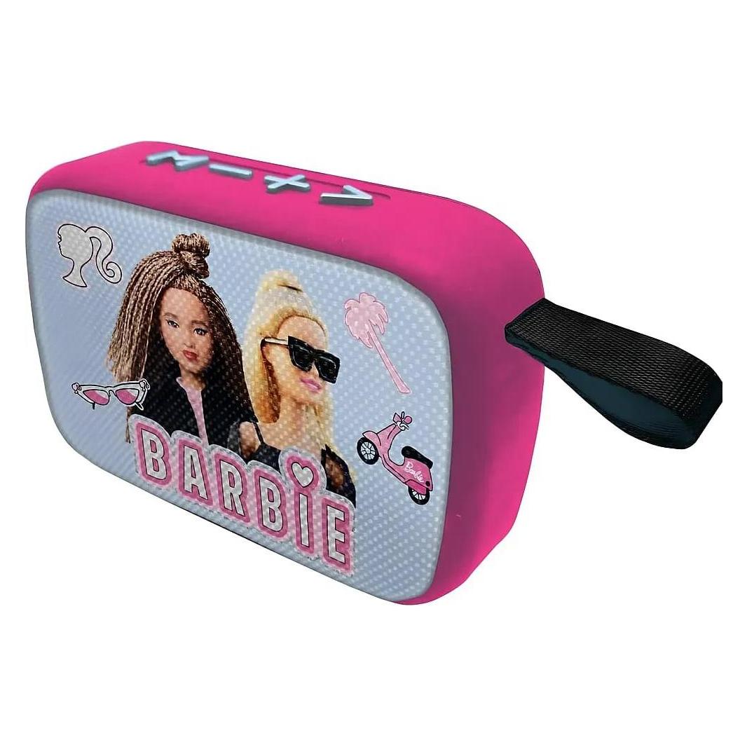 Lexibook Barbie Bluetooth tragbarer Radio-Lautsprecher (4 h) (BT018BB)