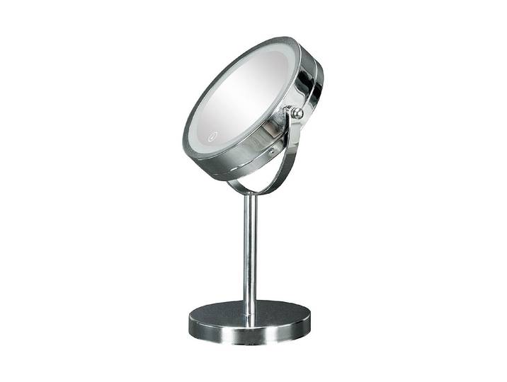 Kleine Wolke Kosmetikspiegel mit LED-Licht und Chrom-Standfuss