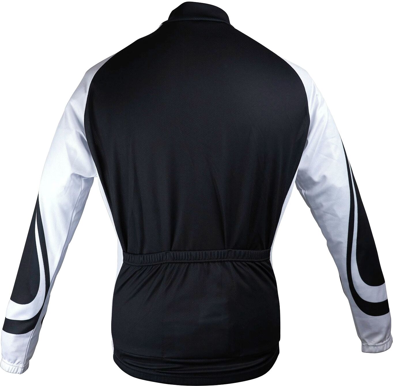 Langarmshirt ROLEFF "Fahrradtrikot RO 7101" Gr. XL, schwarz (schwarz, weiß), Shirts, Damen, XL, Obermaterial: 100% Polyester. Innenfutter: 100% Polyester, Langarmshirt, langärmelig