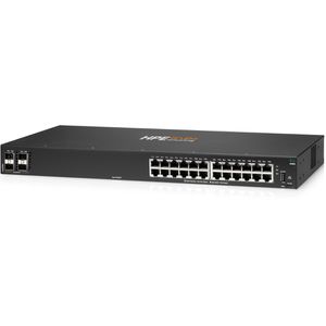 HPE Switch Aruba Networking CX 6100, JL678A, managed, 24-Port, 24x 1 Gbit/s, 4x SFP+
