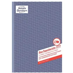 Avery Zweckform AKTION: 5er-Pack Bautagesbericht »1777-5« gelb, 21x29.7 cm