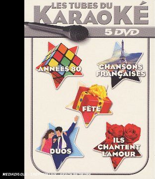 Les tubes du karaoké : Années 80 / Chansons françaises / Fête / Duos / Ils chantent l'amour - Coffret 5 DVD - Preis vom 12.10.2026 11:37:12 h