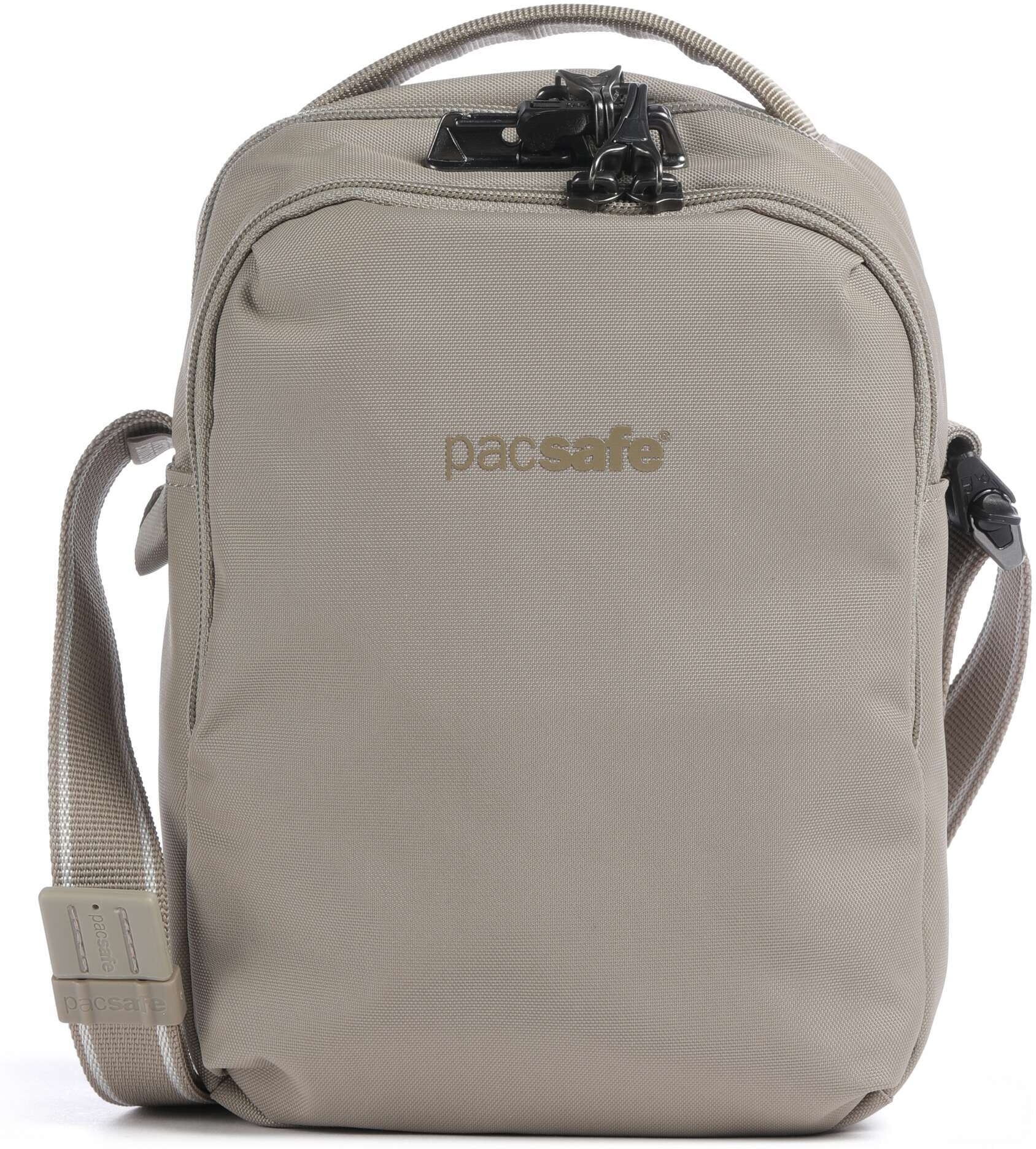 Pacsafe V Umhängetasche, braun
