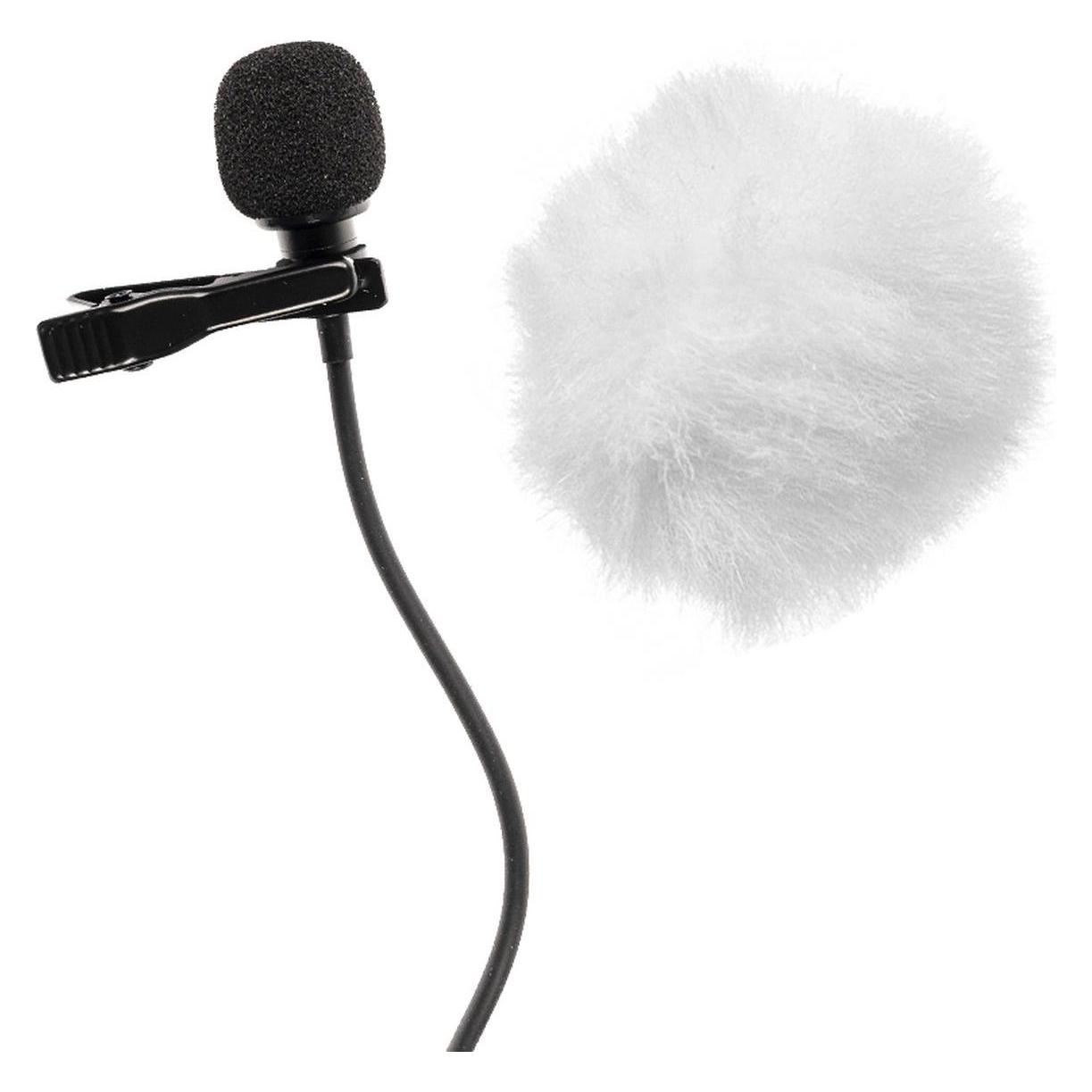 Caruba Windjammer / Deadcat voor Lavalier Wit (Fell, Schaumstoff) (42079799)