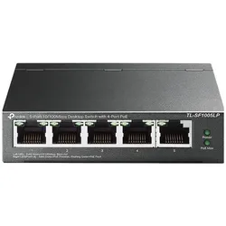TP-Link TL-SG1005LP (5 Ports), Netzwerk Switch, Schwarz