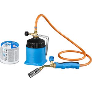 CFH Lötlampe 52170, Lötmeister LM 3000, Set, bis 650°C, für Stechgaskartusche