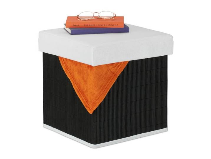 Relaxdays Sitzhocker mit Stauraum