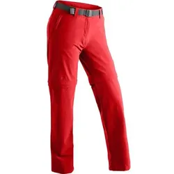 MAIER SPORTS Damen Hose Nata 2, Größe 36 in Rot Rot