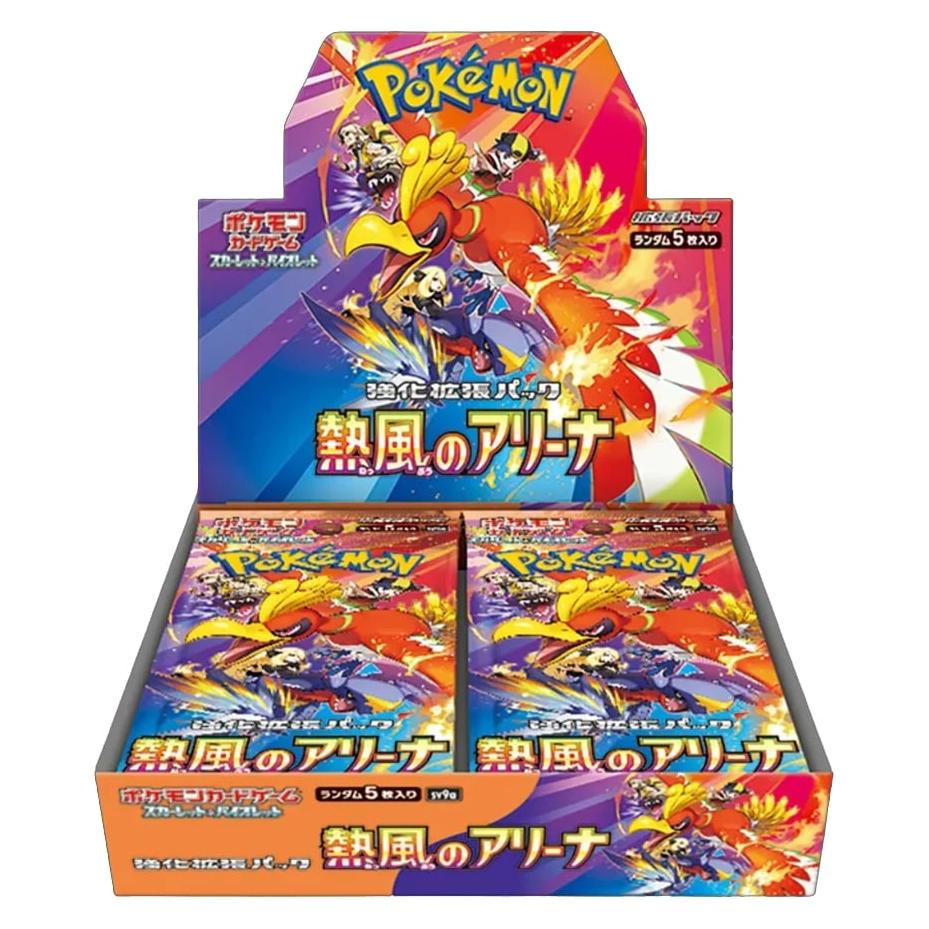 Pokémon Heat Wave Arena (sv9a) Booster Display (Japanisch, Booster Display) (4521329374758)