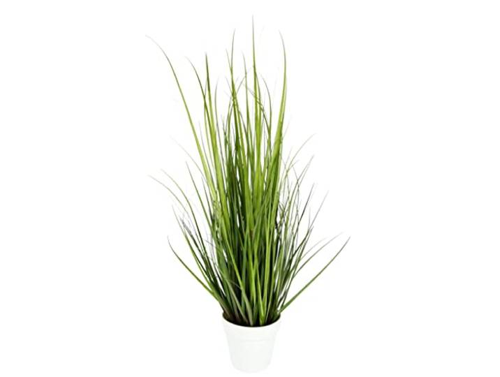 Flair Flower Kunstgrasstruik in pot, kunstplant, decoratief gras, planten, siergras, gras, bos, decoratie, grassen, voorjaar, oevergras, riet, bruiloftsdecoratie, grasbundel, groene plant, decoratieve