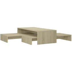 Helloshop26 - Set Sonoma Beistelltische aus braunem Holzwerkstoff 02_0044671