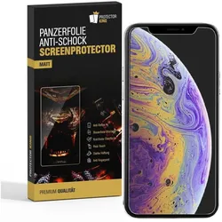 4x Panzerfolie für iPhone XR ANTI-SCHOCK Displayschutzfolie Displayfolie MATT