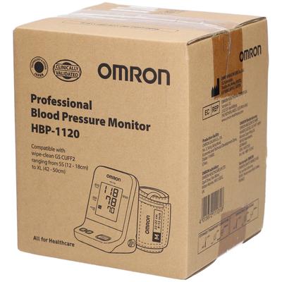 Omron Hbp-1120-E Oberarm Blutdruckmessgerät 1 St Kombipackung