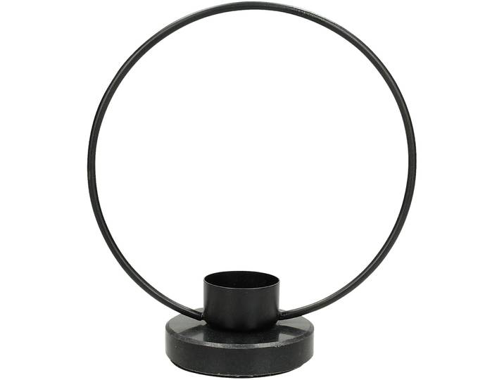 Kerzenständer Urban schwarz Metall H 20 cm - Kerzenständer