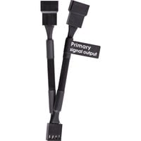 TTMOD PWM-Lüfter 4-Pin Y-Kabel schwarz, 11cm, 3 Stück