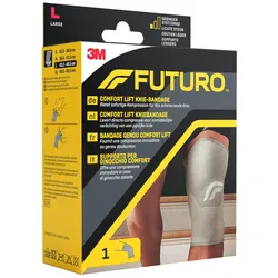 FUTURO® Kniegelenksbandage Comfort Lift Größe:  L (43,2-49,5 cm) grau