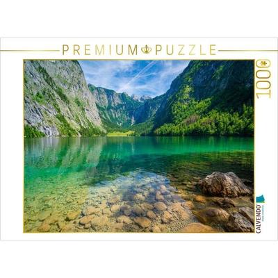 CALVENDO Puzzle Sommer am Obersee | 1000 Teile Lege-Größe 64x48cm Foto-Puzzle für glückliche Stunden