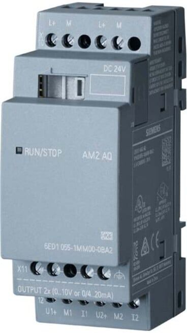 Siemens Indus.Sector LOGO!8 AM2 AQ Erw.modul 2 AA 6ED1055-1MM00-0BA2 (6ED10551MM000BA2)