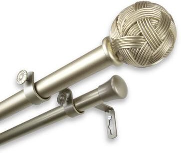 InStyleDesign Winona Adjustable Double Curtain Rod