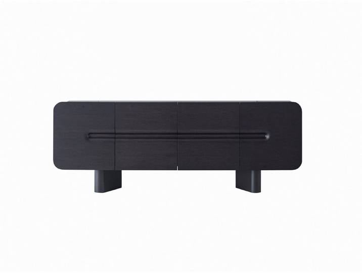 JVmoebel Sideboard Sideboard Schwarz Modern Exklusiv Anrichte Design Kommode Luxus, Made in Europa