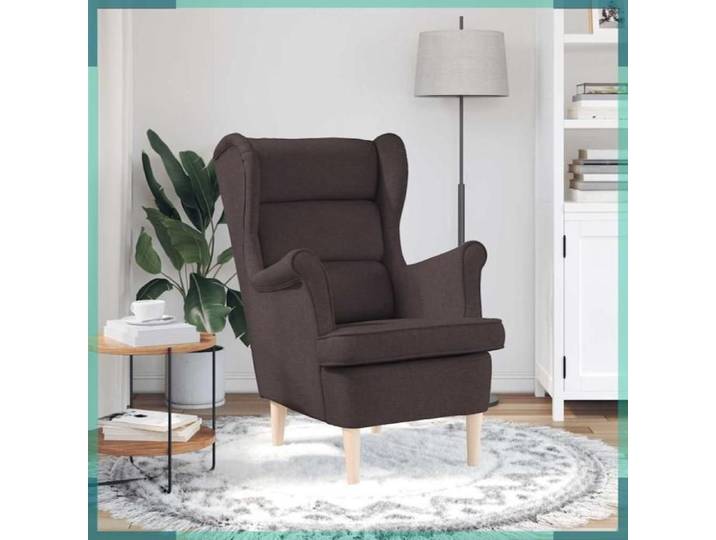 Fauteuil - 4016899 - Marron foncé - Tissu 100% polyester - 74x84x100 cm