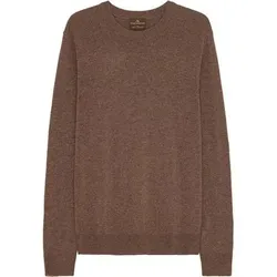 DANISH ENDURANCE Rundhalspullover Heritage Merino Cashmere, Größe M in Braun Braun