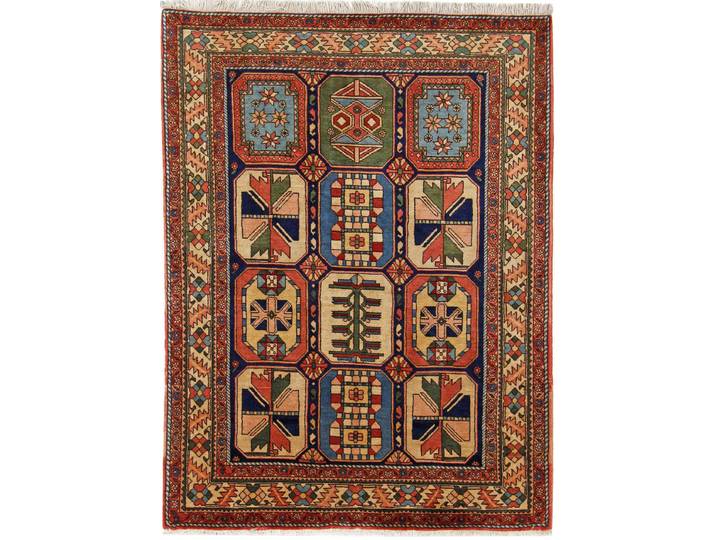 Bakhtiar Baba Heydar Teppich 127x175 Handgeknüpft Orientteppich Perserteppich