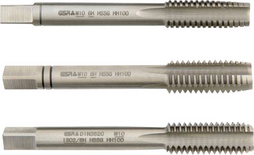 GSR B00105230 Handgewindebohrer metrisch M10 DIN 352 HSS 3St.