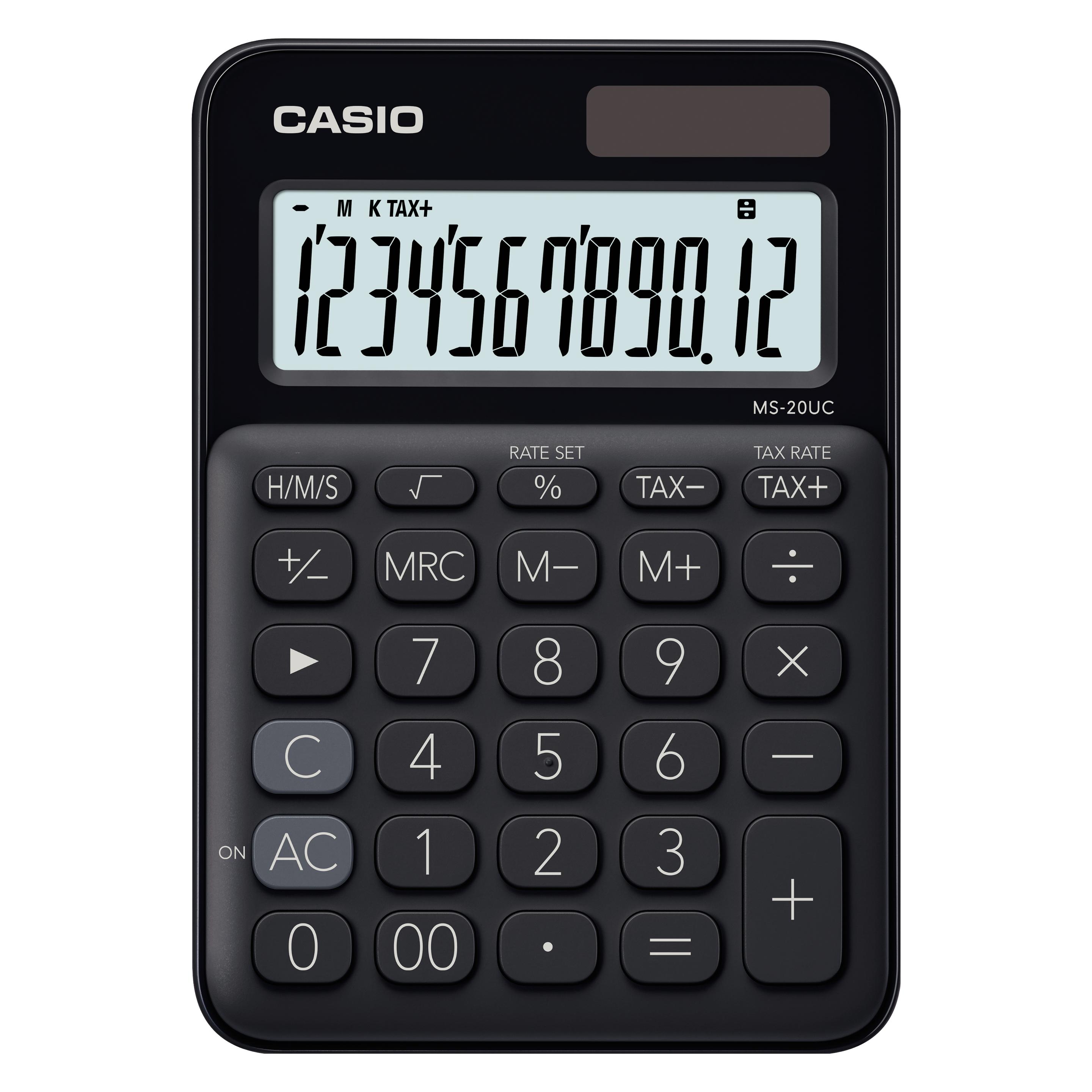 Casio Ms-20uc-Bk (Batteriebetrieb, Solarenergie) (MS-20UC-BK)