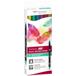 Tombow, Marker, Marker ABT Dual Brush 6C-3 Tattoos carton (6) (6x)