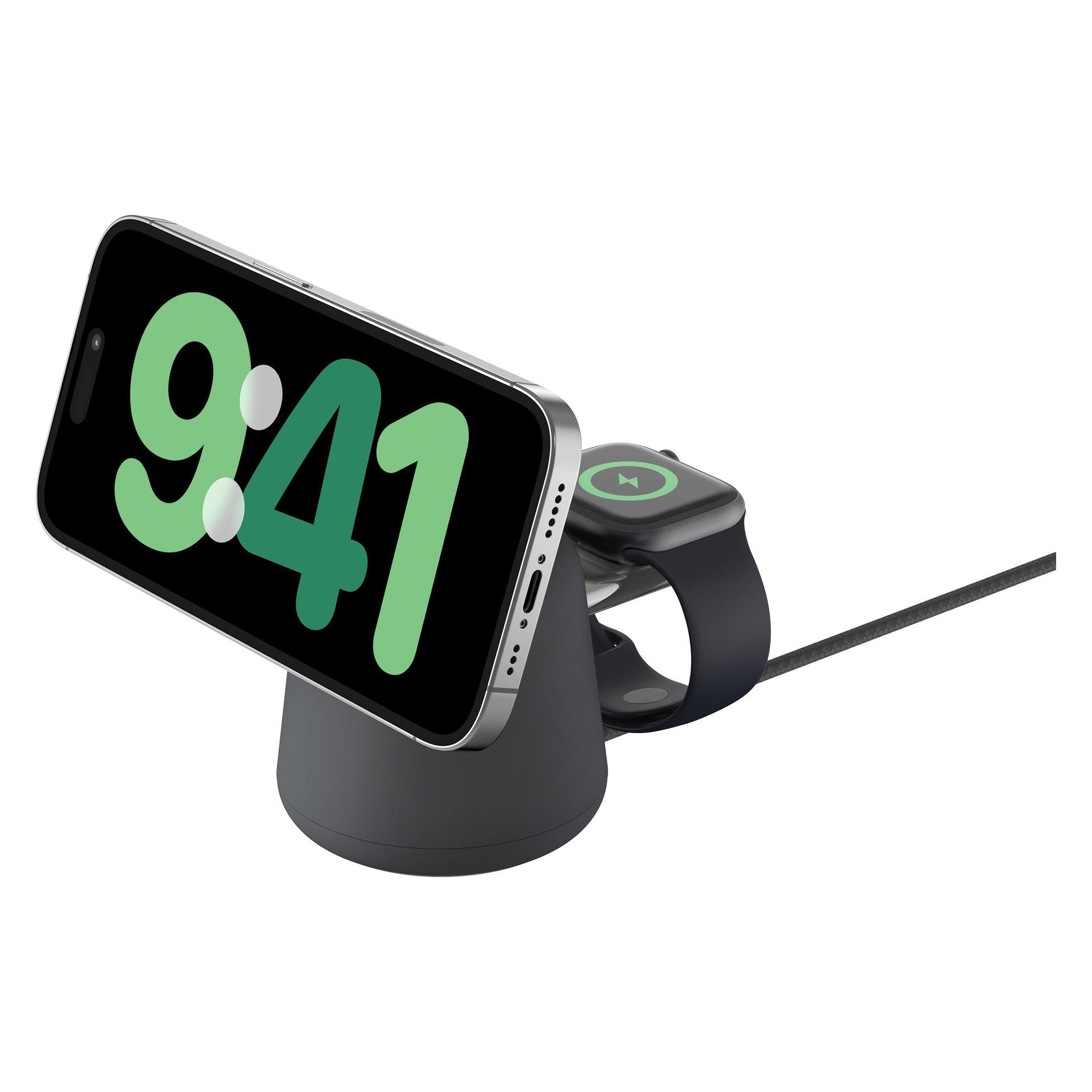 Belkin BoostCharge Pro 2-in-1 Qi2 Ladestation (15 W) (WIZ027VFH36)