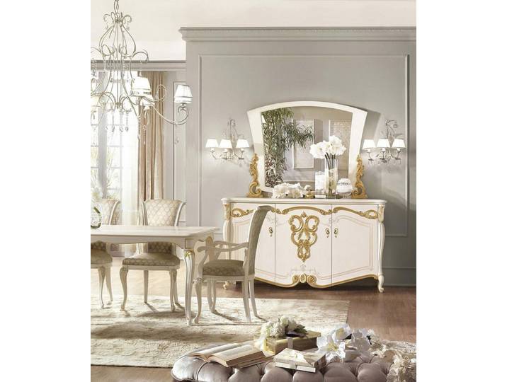 Xlmoebel Anrichte XXL Buffet Kommode Schrank Konsole Klassische Möbel jvmoebel® (Klassische Buffet-Kommode mit Schubladen, 1 St., Buffet-Kommode), Made in Europa