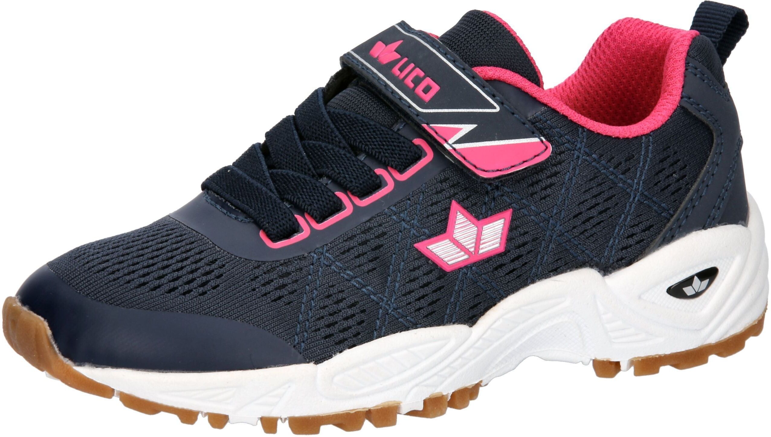 Hallenschuh LICO "Sportschuh Jackie VS", Mädchen, Gr. 27, blau, Synthetik, Schuhe Hallenschuh blau 27